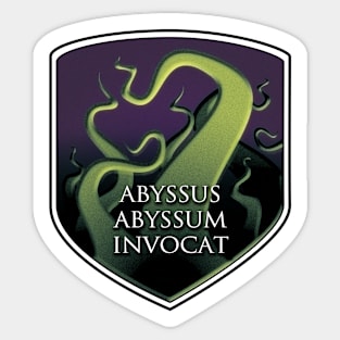 Abyssus Abyssum Invocat Sticker